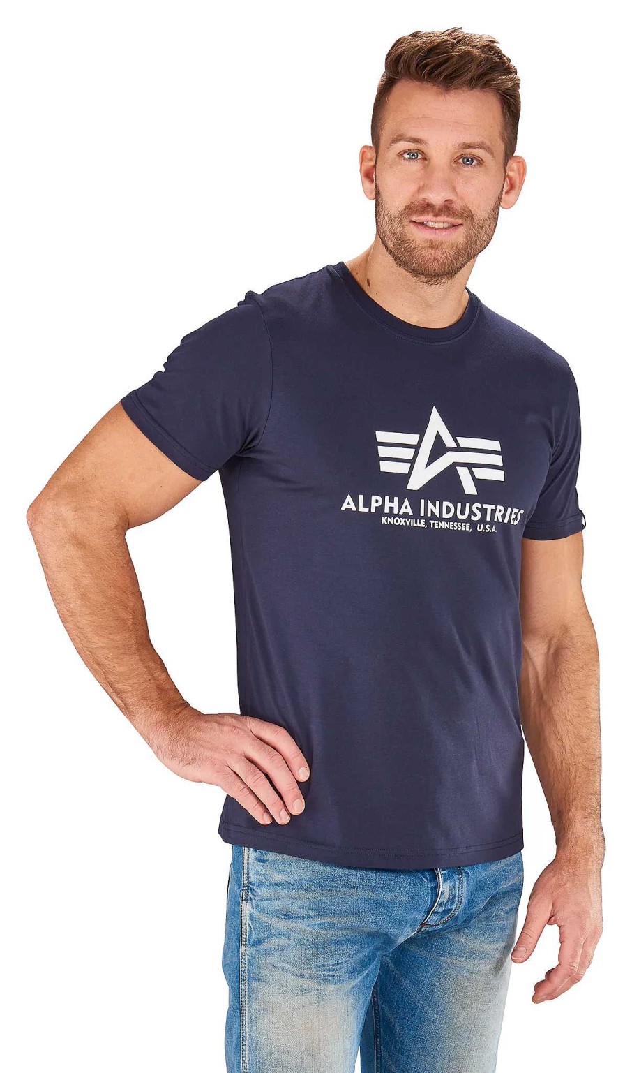 Clearance Maglietta "Basic T" Di Alpha Industries T-Shirt E Polo