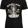 Online Maglietta Da Donna Biker Cat T-Shirt E Polo