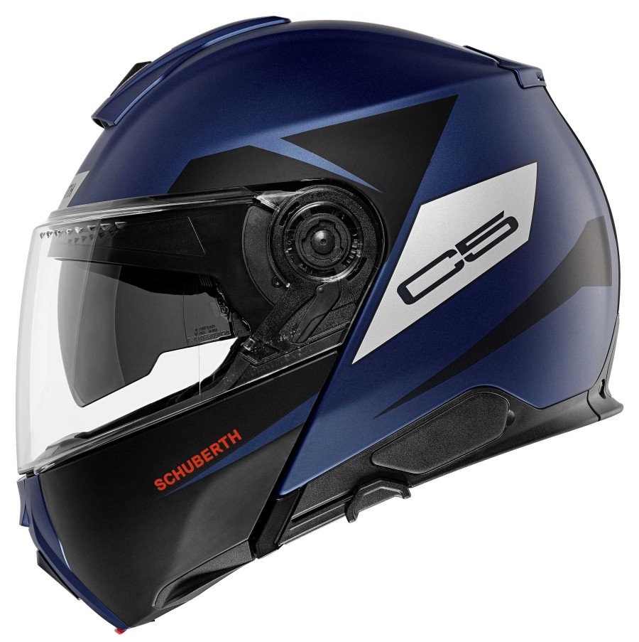 Hot Schuberth C5 Eclissi Blu Caschi Apribili