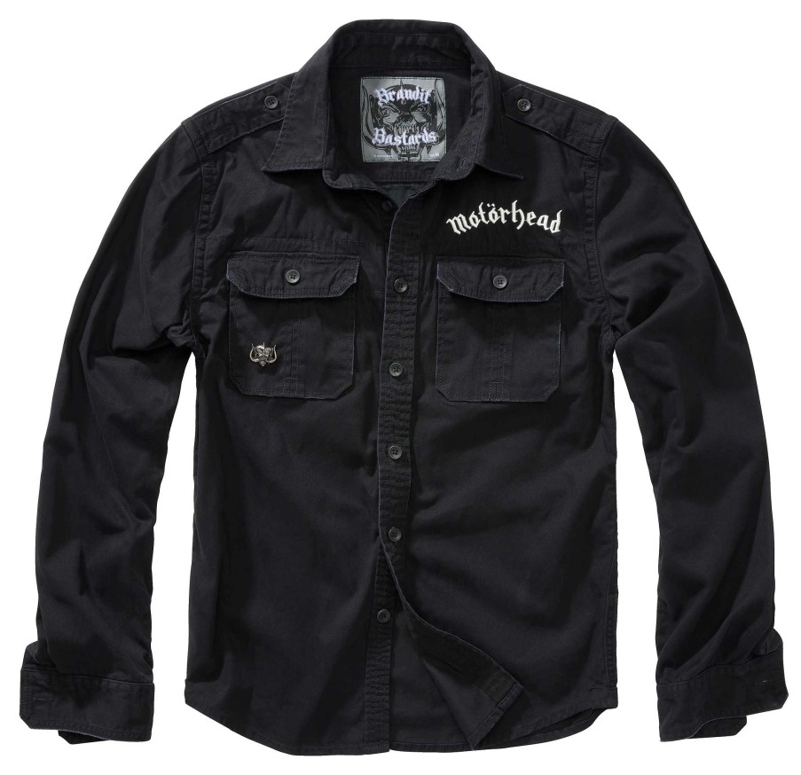 Clearance Maglia Vintage Motorhead Brandit Camicie E Camicie A Maniche Lunghe