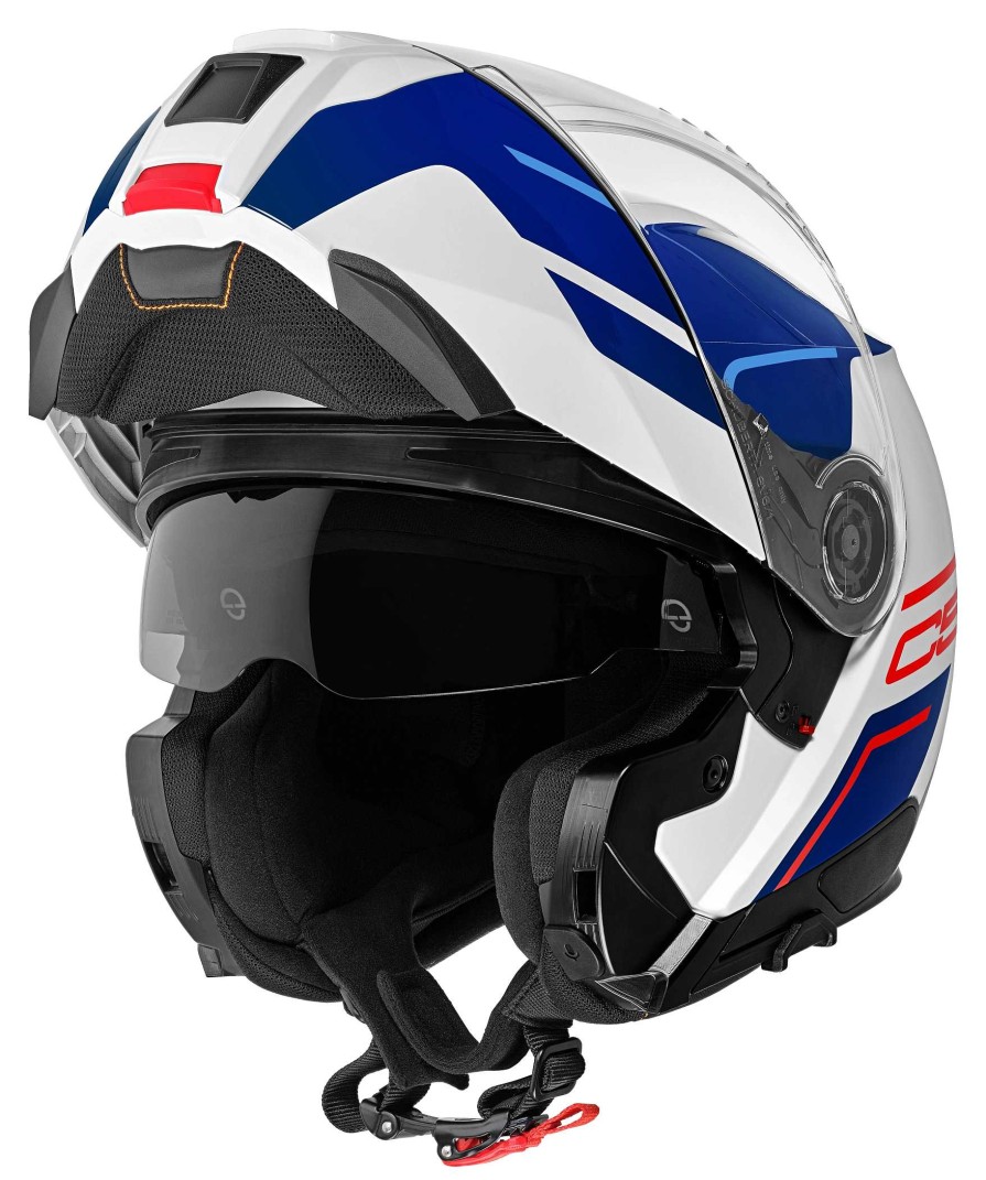 Hot Schuberth C5 Master Blu Caschi Apribili