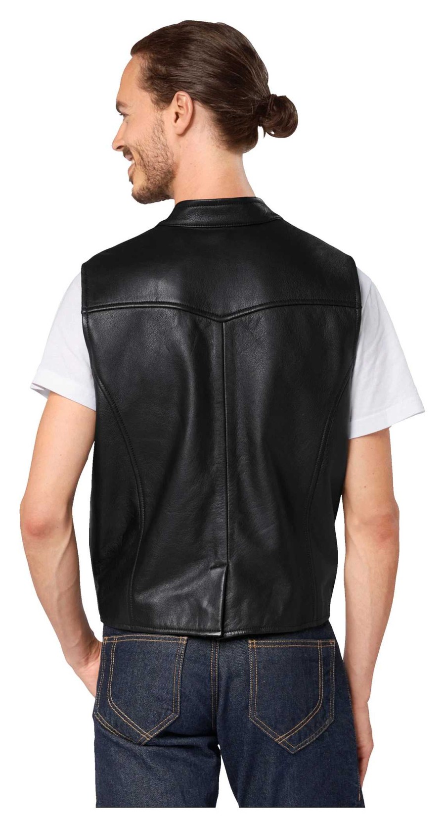 New Detlev Louis Dl-Sm-4 Gilet In Pelle