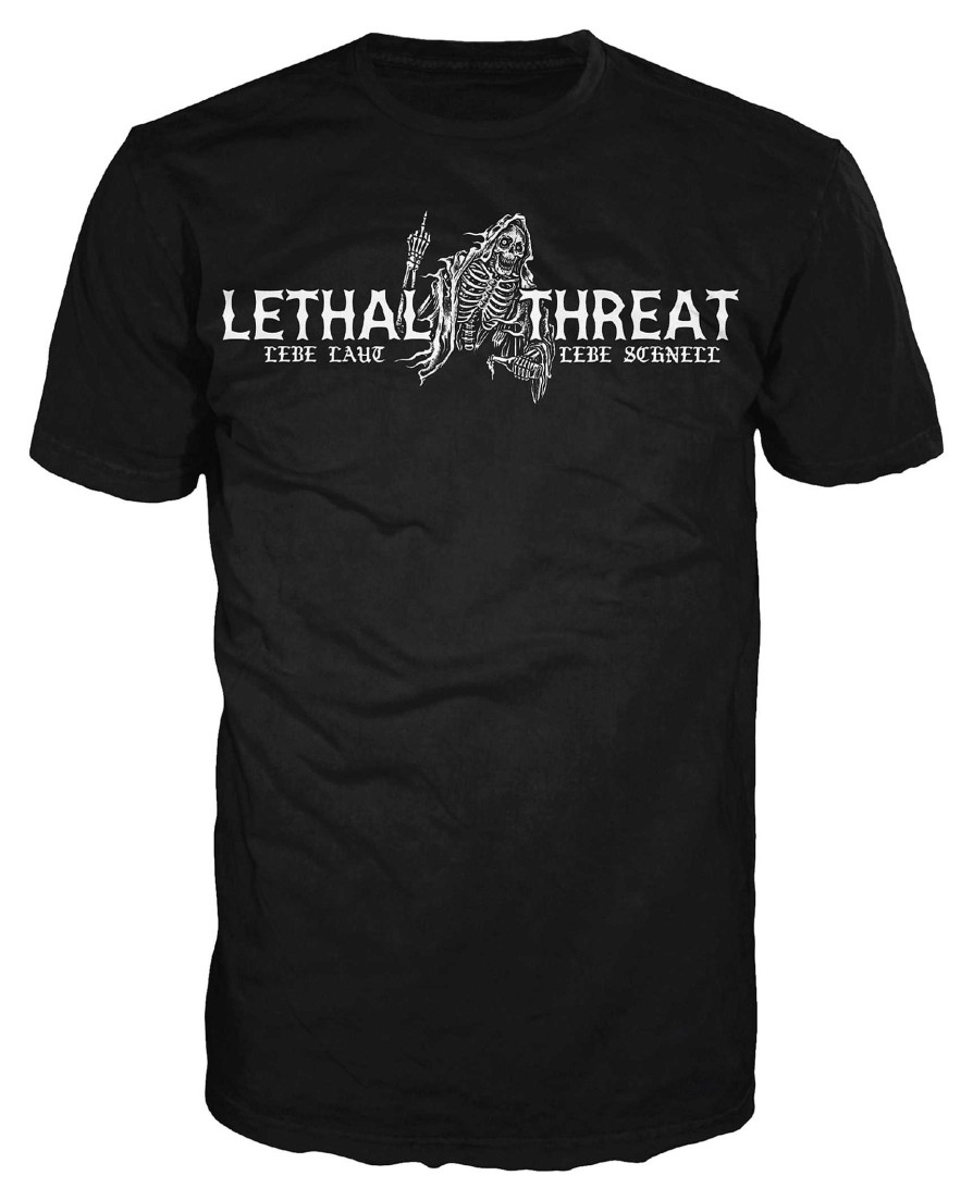 Hot Maglietta Lethal Threat N Shit Must I T-Shirt E Polo