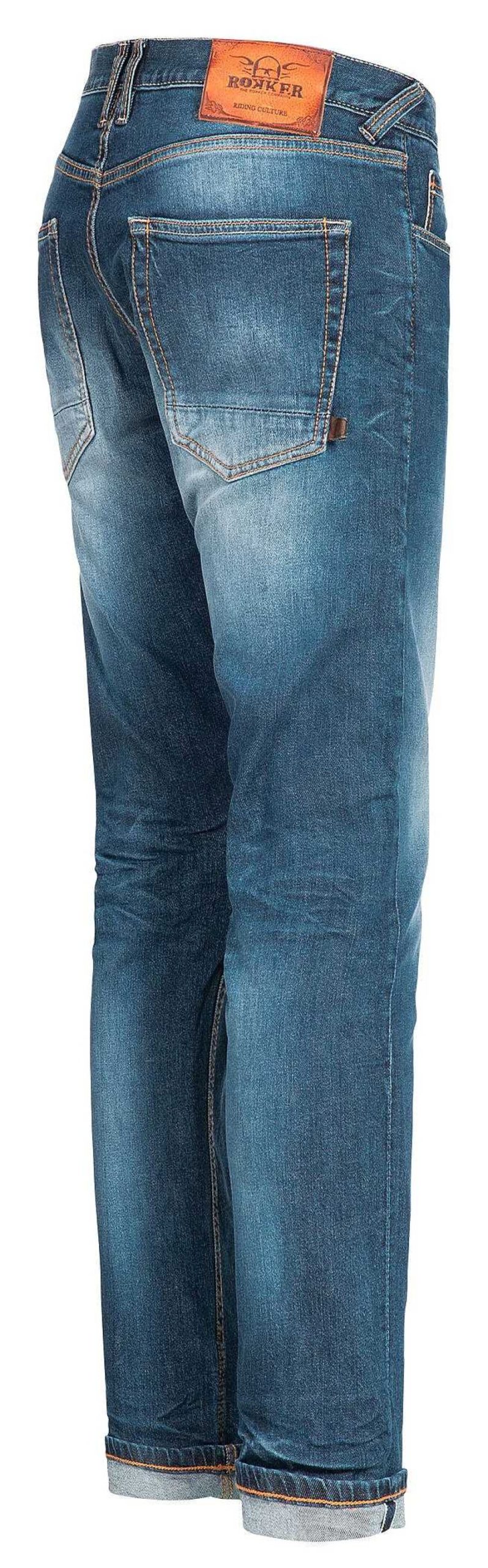 Clearance Jeans Rokker Con Cimosa In Ferro Pantaloni Jeans