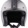 New Casco Jet Dmd Vintage Star Grey Caschi Aperti