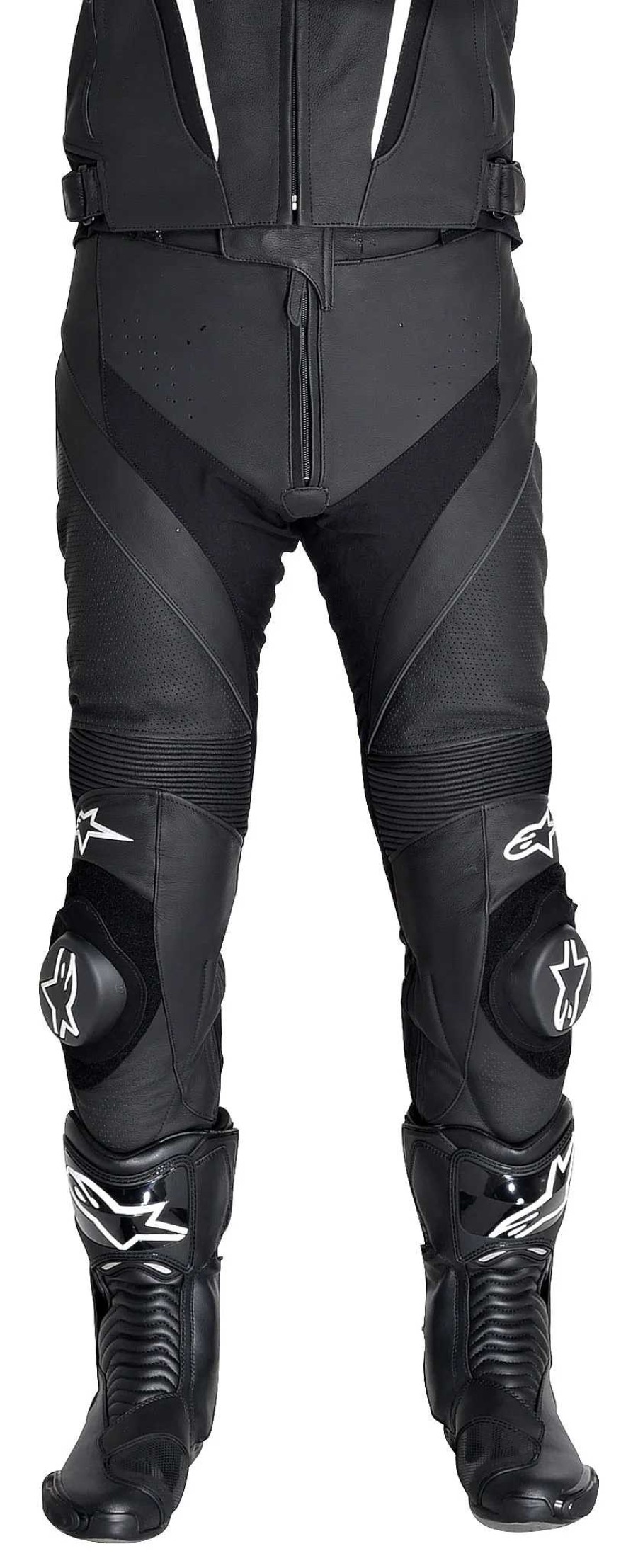 Clearance Flusso D'Aria Missilistico Alpinestars Pantaloni Della Tuta In Pelle