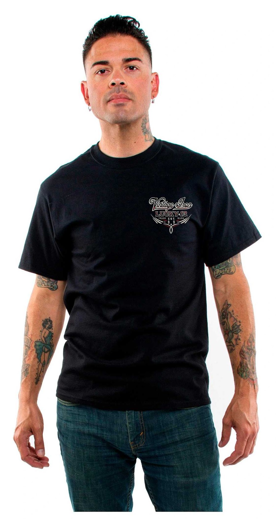 Clearance Maglietta Lucky 13 Road King T-Shirt E Polo