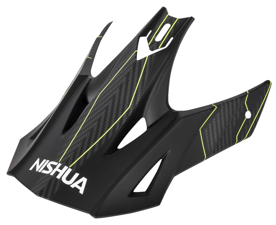 Clearance Visiera Casco Nishua Cross Carbon Pezzi Di Ricambio Del Casco