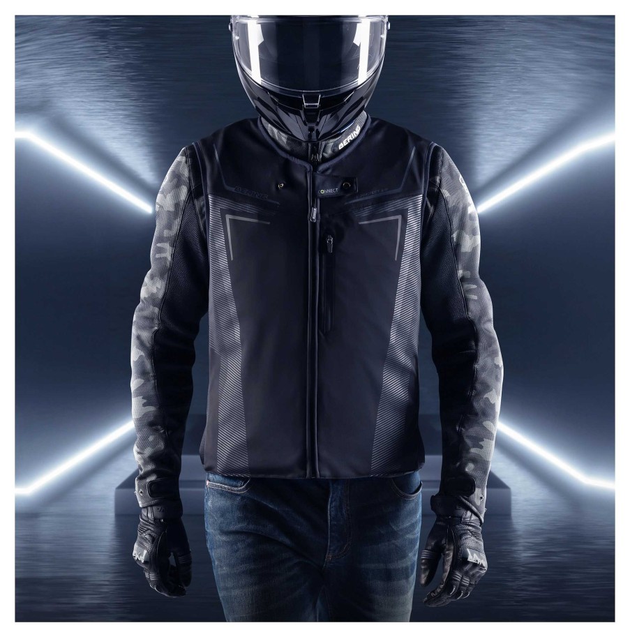 New Gilet Con Airbag Bering E-Protect Air Sistemi E Accessori Airbag