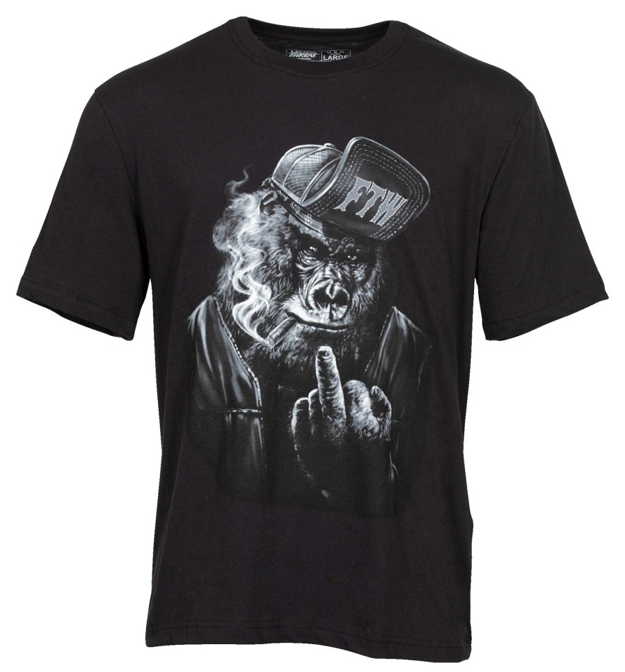 Online Minaccia Letale Gorilla Del Dito Medio T-Shirt E Polo