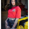 Hot Maglietta Minaccia Letale Gettin Fried T-Shirt E Polo