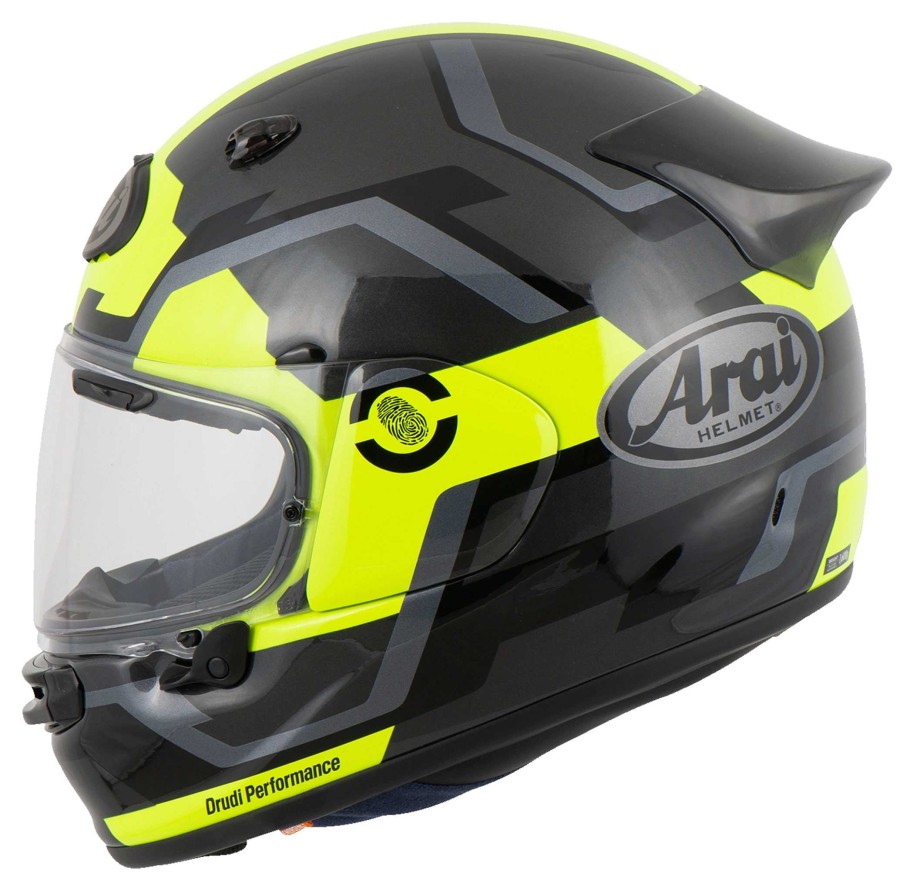 Clearance Arai Quantic Face Giallo Fluo Caschi Integrali