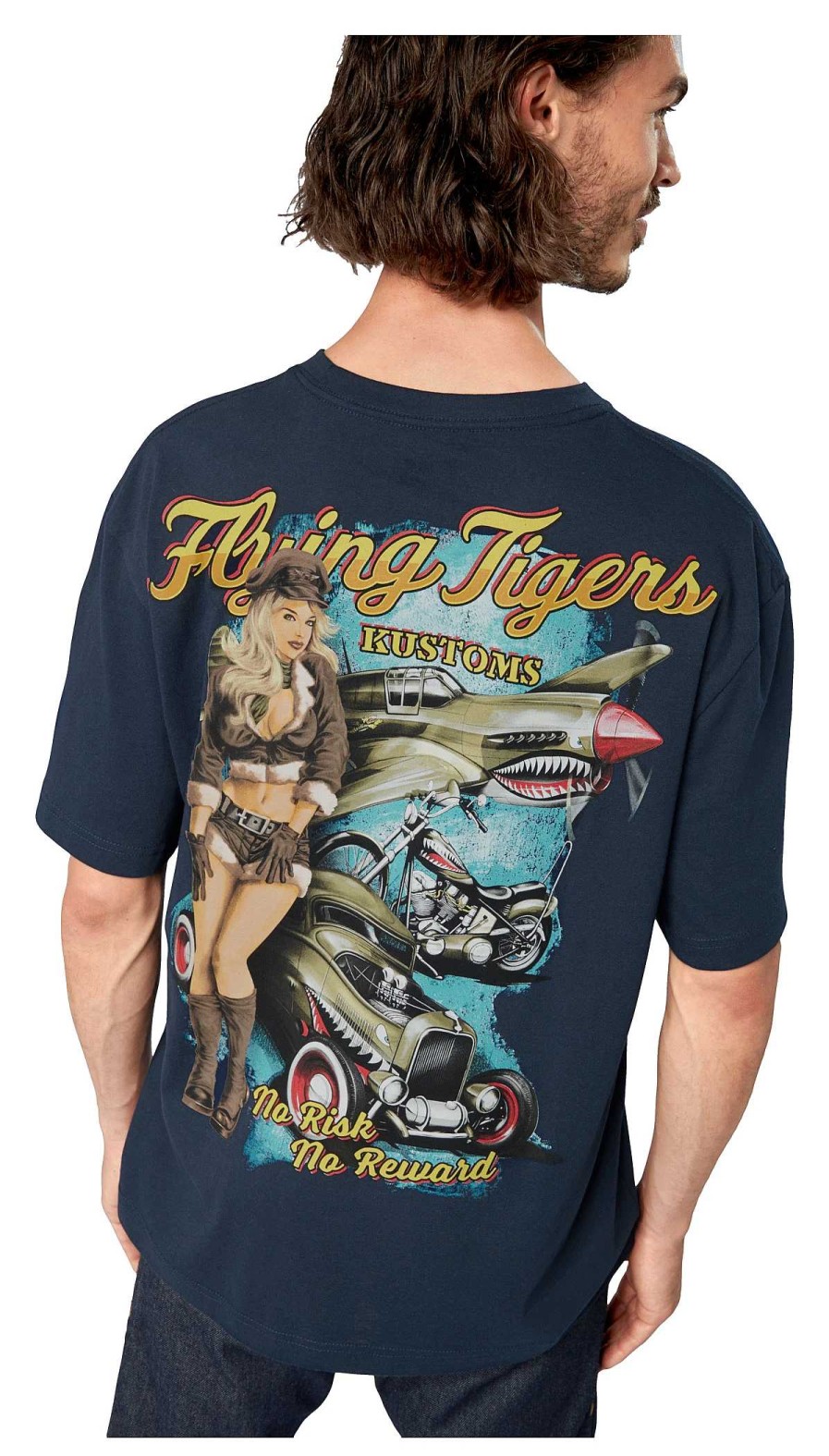 Hot T-Shirt Pin Up Tigre Minaccia Letale T-Shirt E Polo